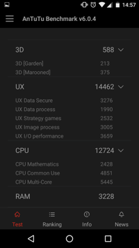 Moto G3 XT1544 - Antutu Benchmarking