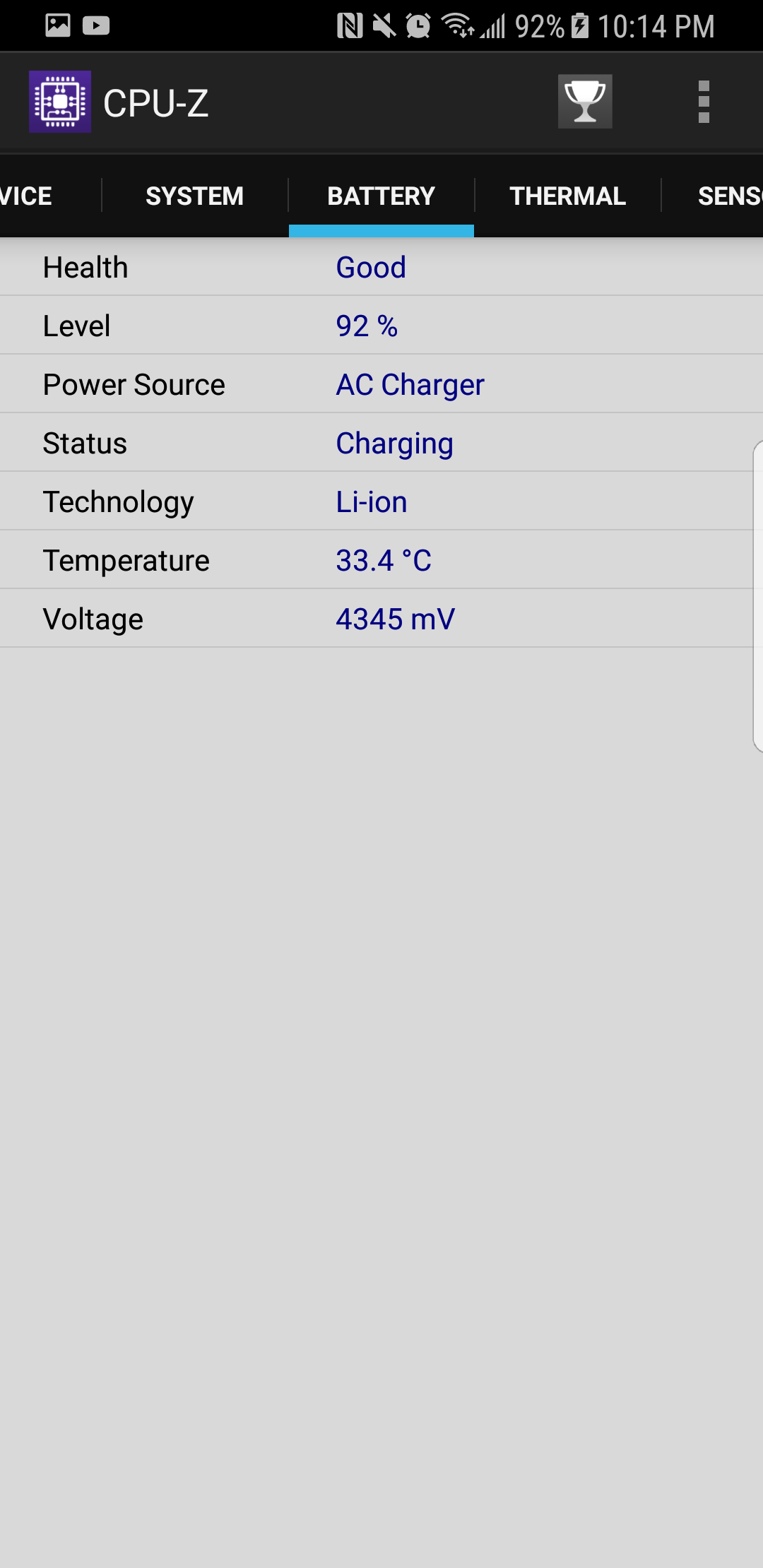 CPU-Z Screenshot: Battery