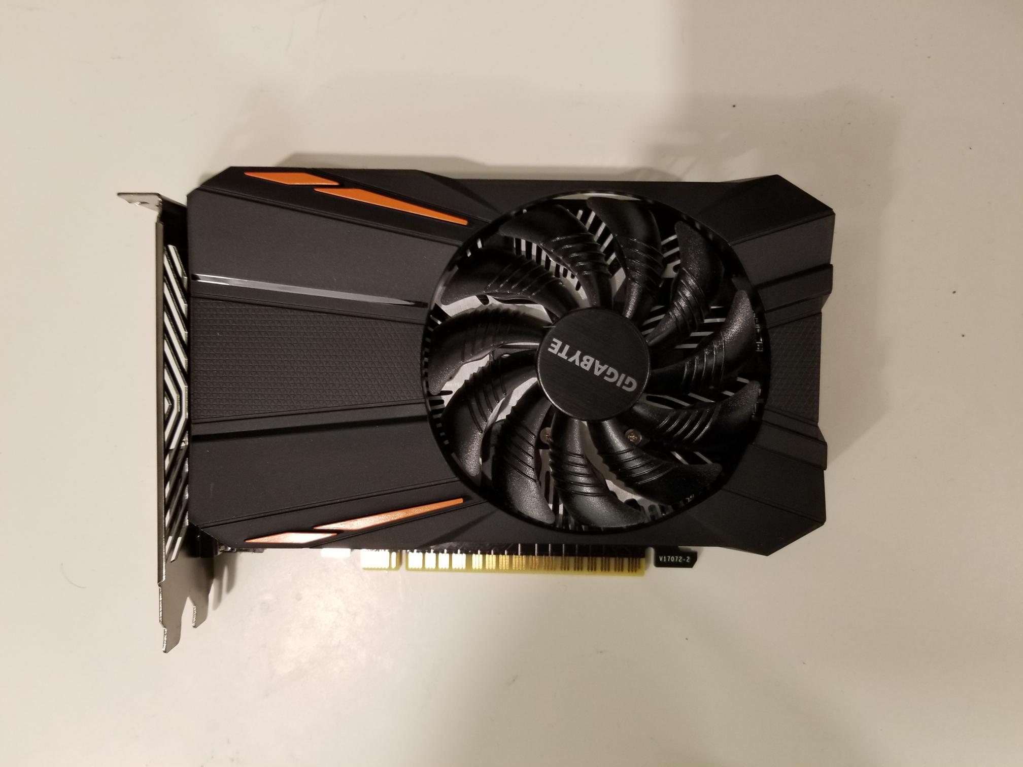 GIGABYTE GTX 1050 Ti (UEFI compatible)