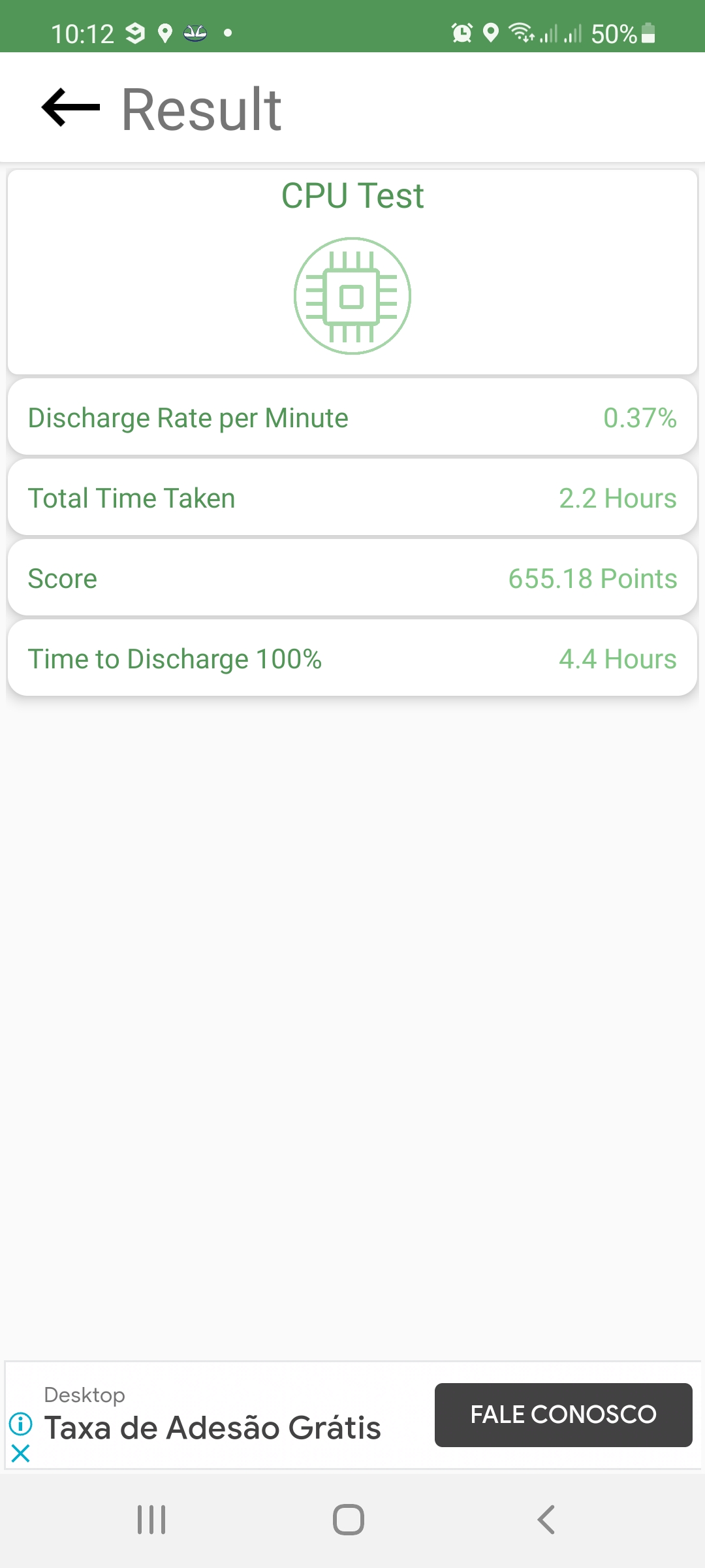 Battery Benchmark - CPU - 1