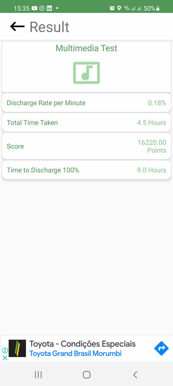 Battery Benchmark - Multimedia 1