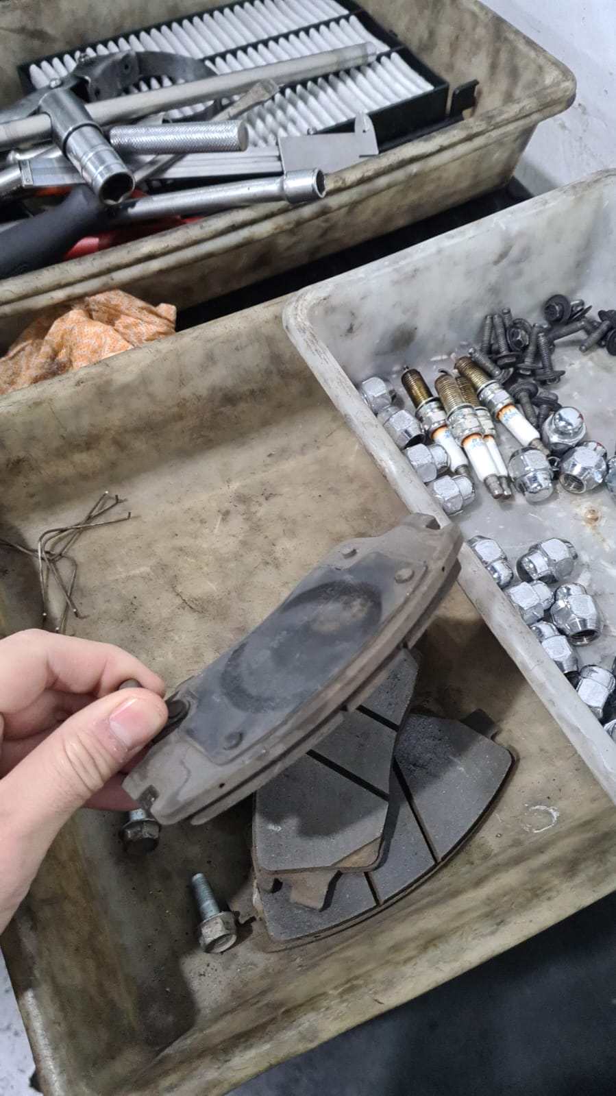 Pastilhas de Freio Gastas