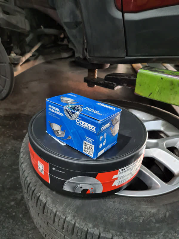 Disco e Pastilha de Freio Novos