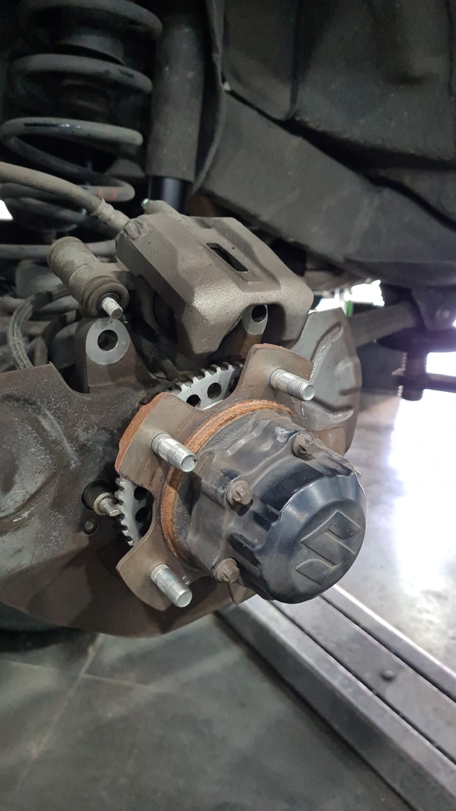 Detalhe do Rotor da Roda