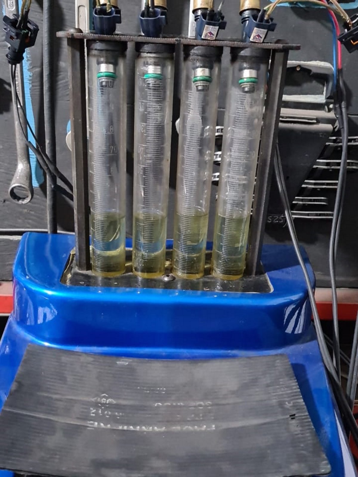 Teste volum&eacute;trico agora com os bicos novos